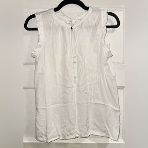 White Halter Top Blouse
